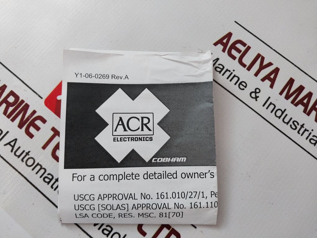 Acr Electronics Sm-2 Automatic Crew-overboard Marker Light 3940.1