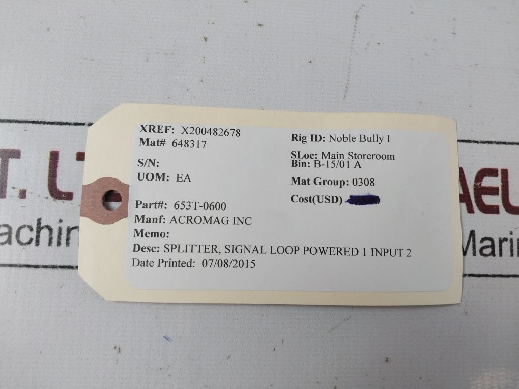 Acromag 653T-0600 2-wire Transmitter