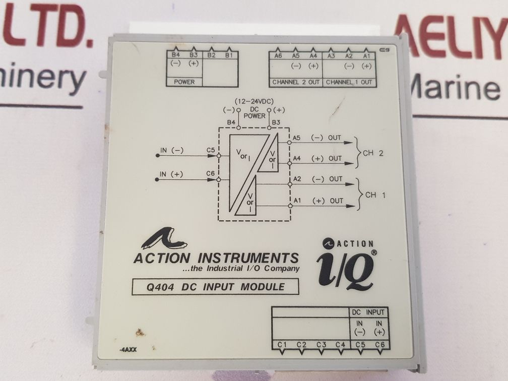 Invensys Q404-4L00 Action Instruments Dc Input Module