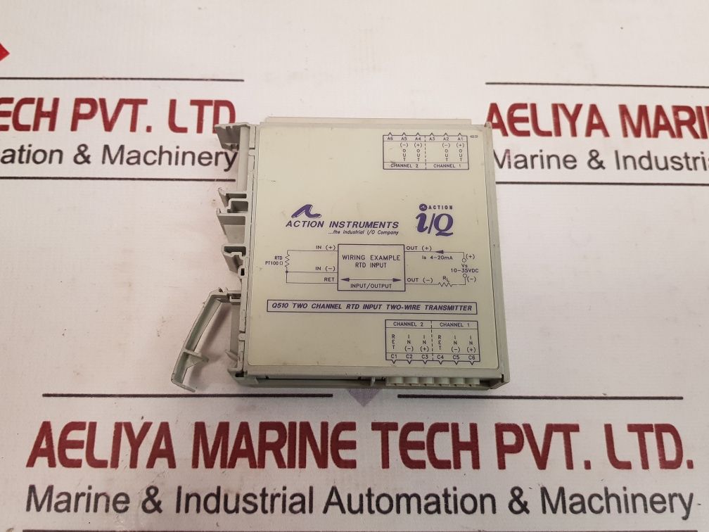 Action Instruments Q510-0B01 Two Channel Rtd Input Two-wire Transmitte ...
