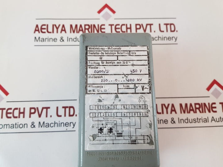 Active Power Measuring Attachment Max 50 Ohm