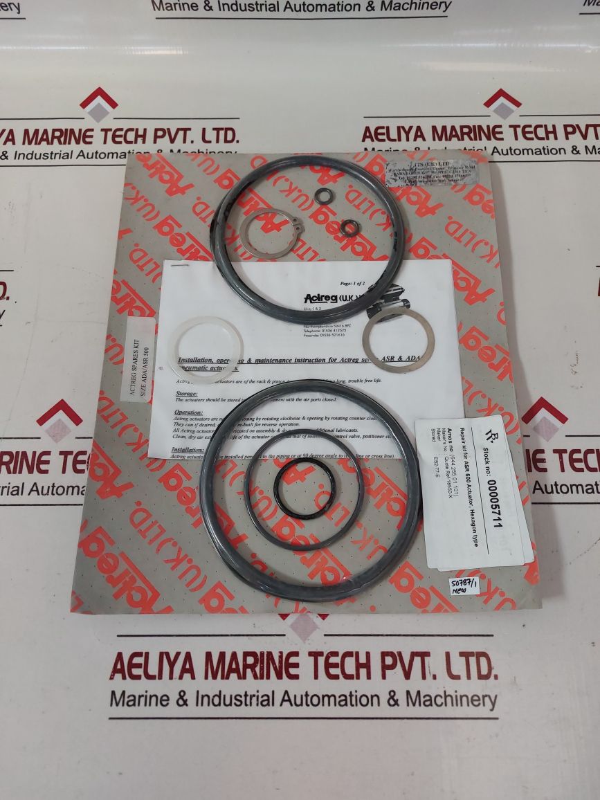Actreg Ada/Asr 500 Actreg Spares Kit
