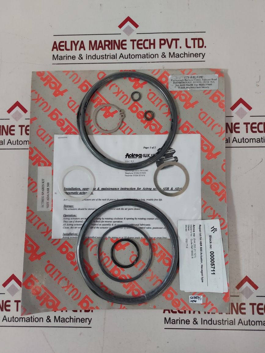 Actreg Ada/Asr 500 Actreg Spares Kit
