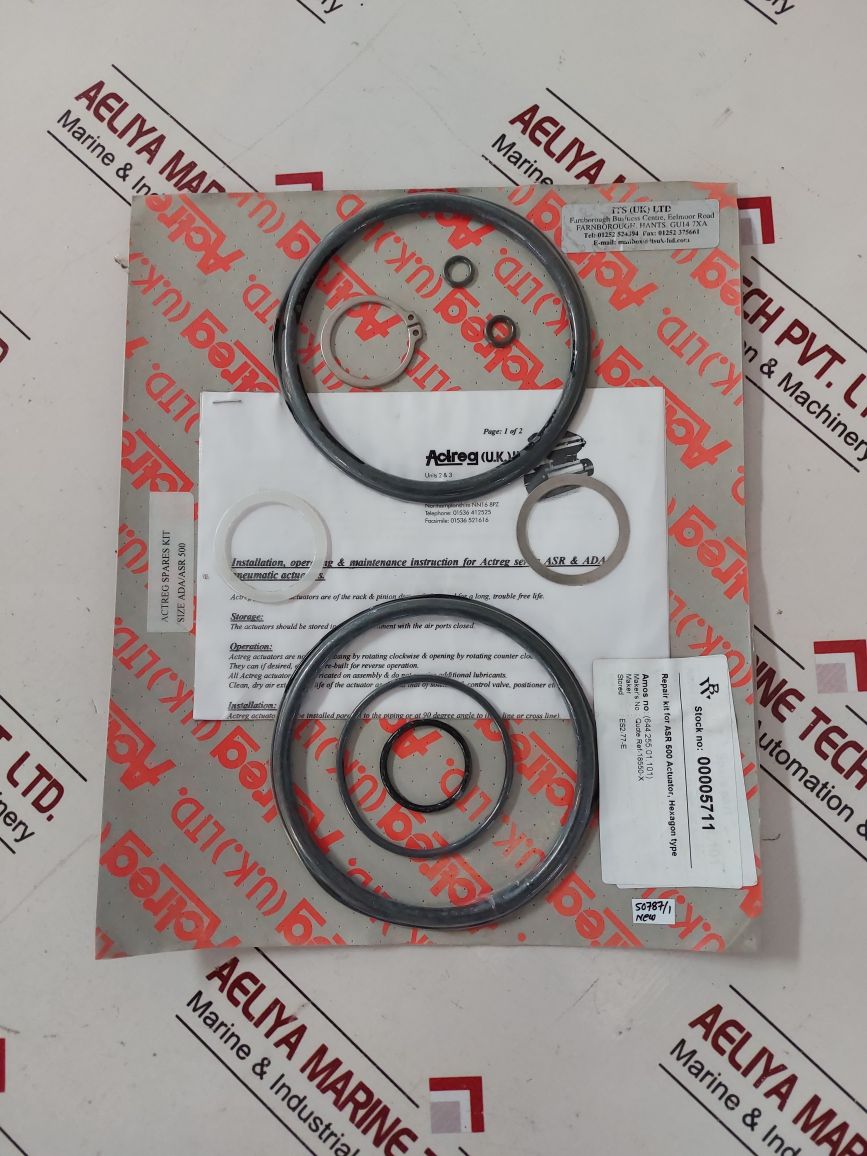 Actreg Ada/Asr 500 Actreg Spares Kit