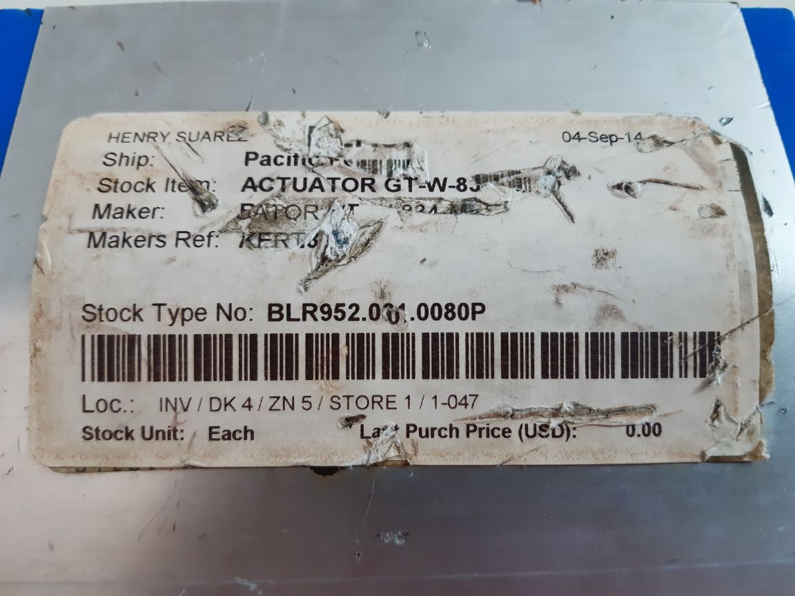 gte 77/90°-8 f-z 10 single-acting pneumatic rotary actuator gt-w-8j