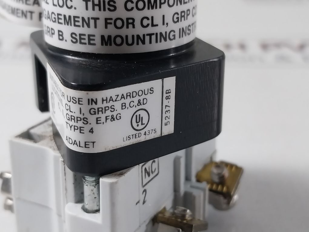 Adalet 5237-12 Explosion Proof Push Button Series Xhm 5237-7