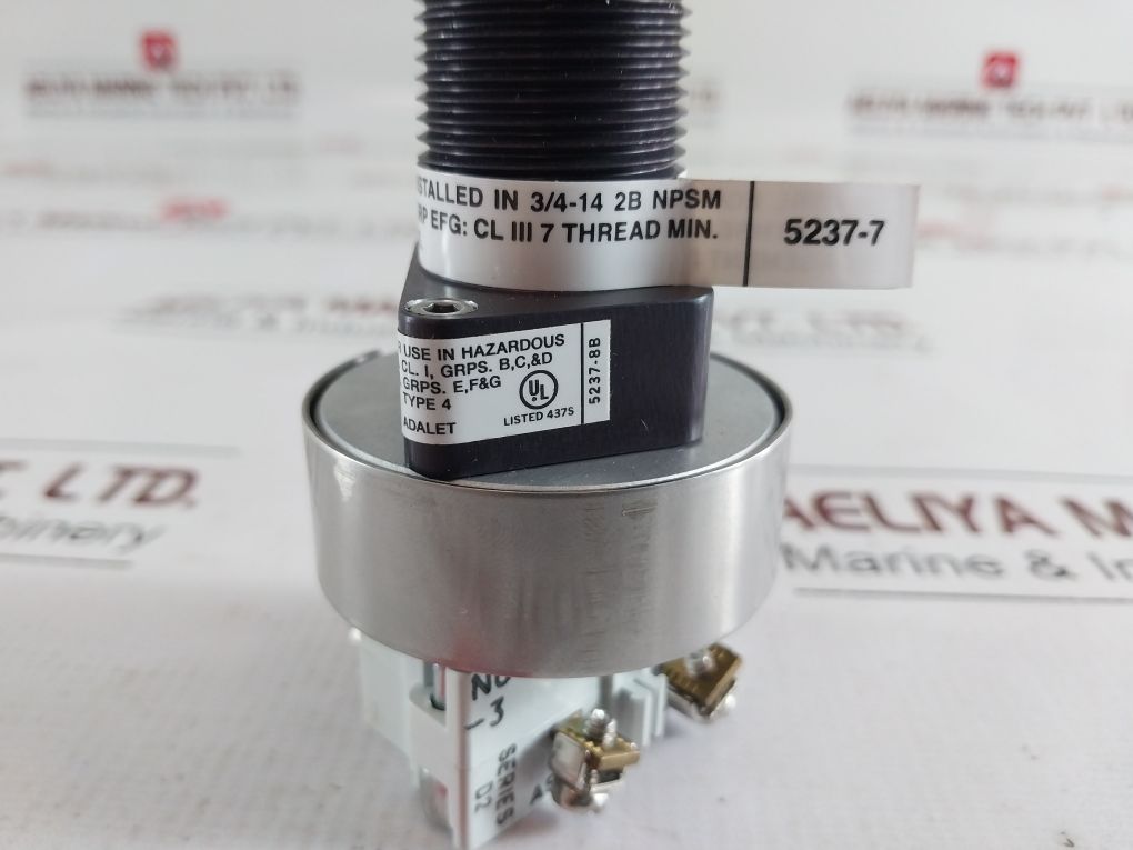 Adalet Xhppms Push Button 16152 Red Cap W/Bt1A/Bt1B