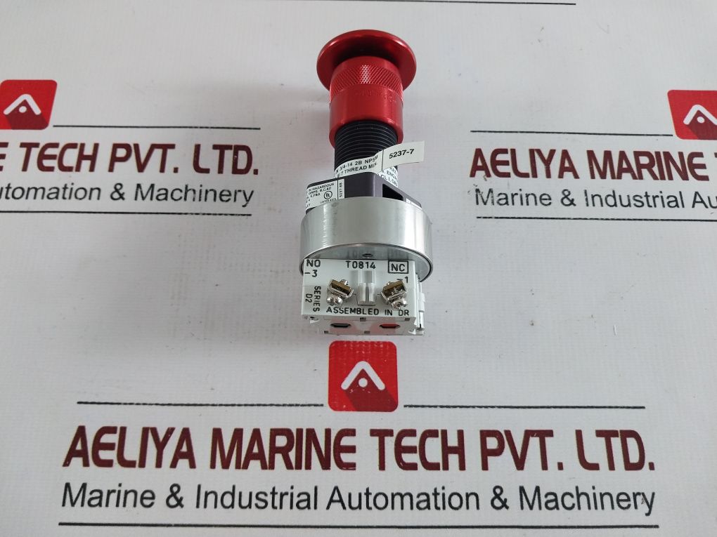 Adalet Xhppms Push Button 16152 Red Cap W/Bt1A/Bt1B