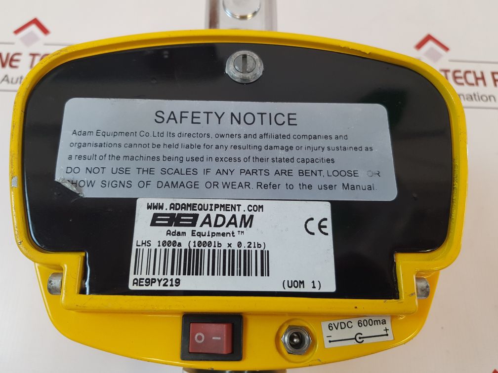 Adam Equipment Lhs 1000A Crane Scale Set