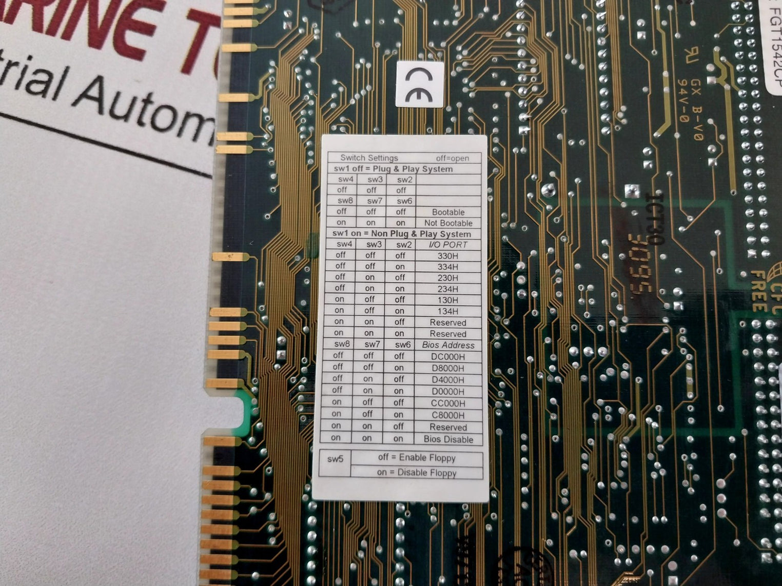 Adaptec Aha-1540/42Cp Controller Card