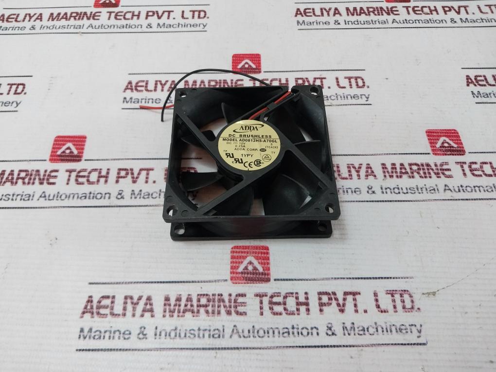 Adda Ad0812Hs-a70Gl Cooling Fan 0.25A Dc…12V