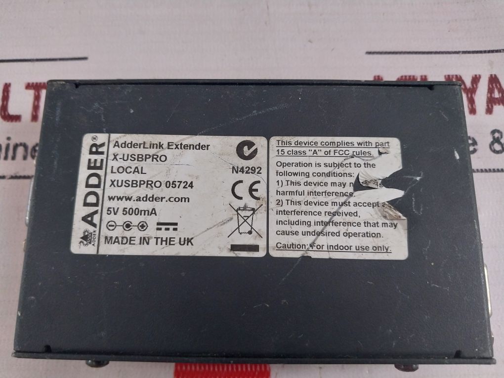 Adder Xusbpro 05724 Adderlink Extender 5V 500Ma