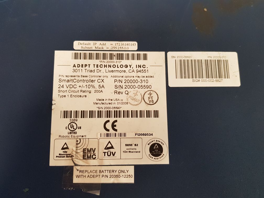 Adept 20000-310 Smart Controller Cx used
