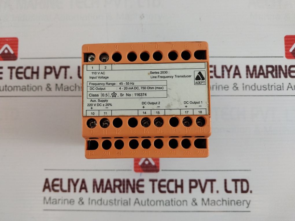 Adept 2030 Power Line Frequency Transducer 45-55 Hz