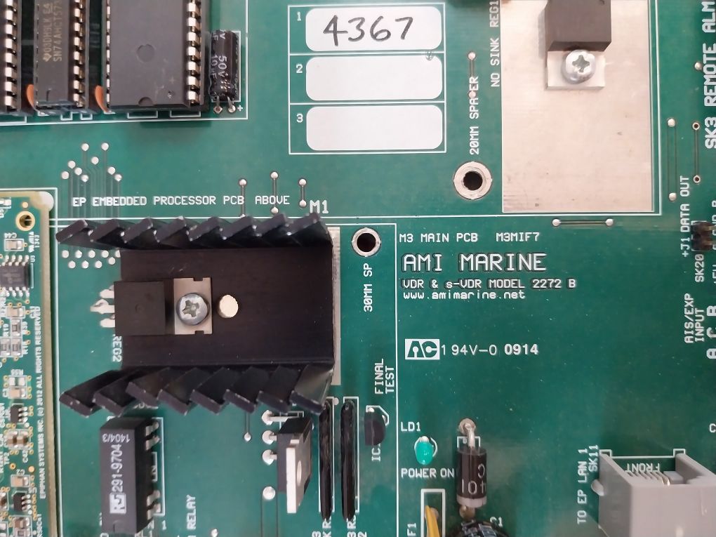Aditel Marine Electronics M3Mif7 Pcb