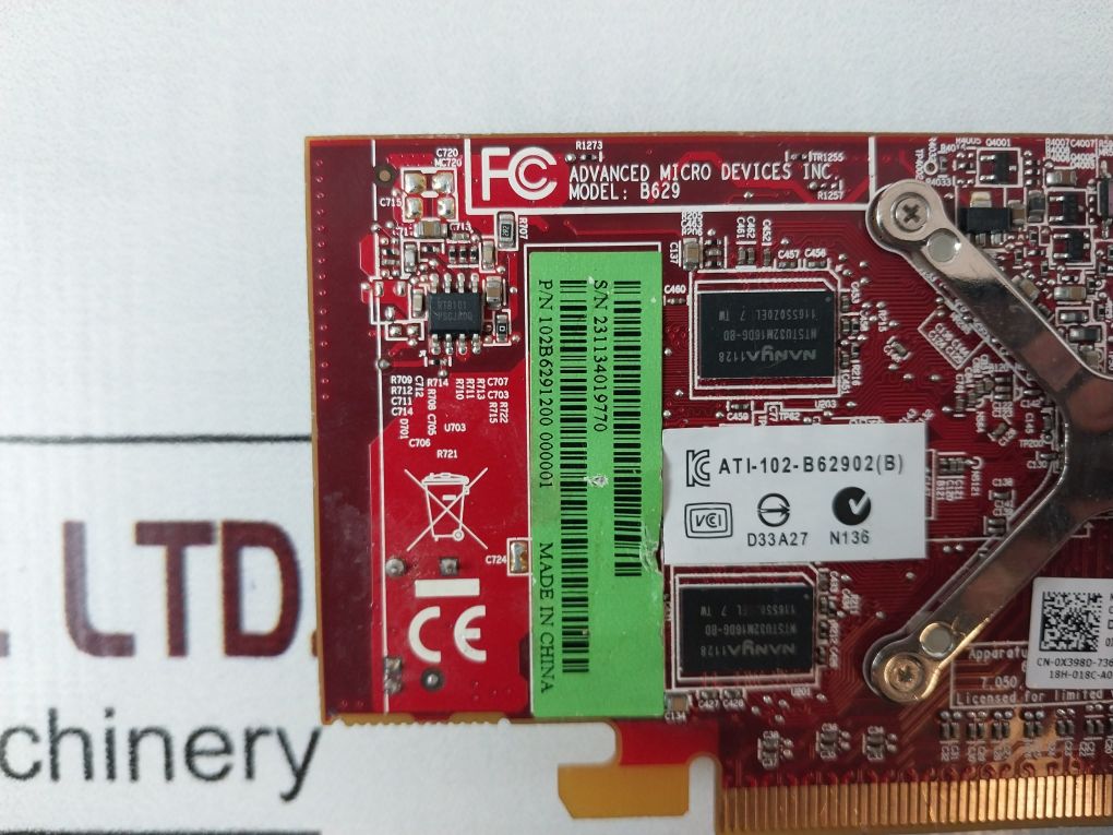 Advanced Micro Devices B629 Graphic Card Ati-102-b62902 (B)