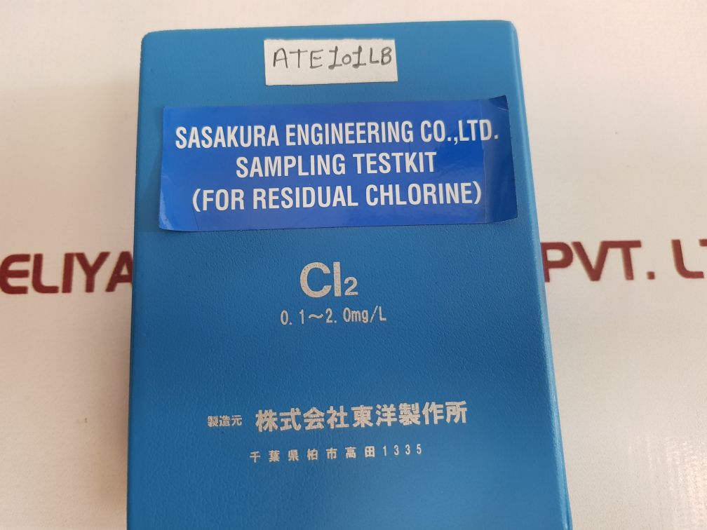 Advantec Ate101Lb Residual Chlorine Cmparator Portable Kit