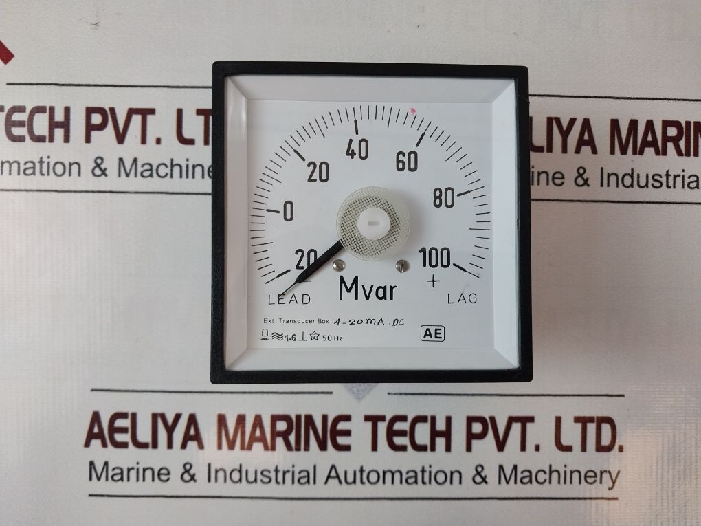 Mvar Generator Automatic Electric -20 To +100 Mvar Meter – Aeliya Marine Tech®