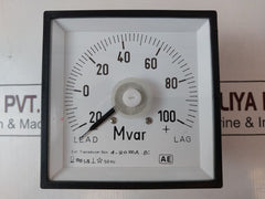 Automatic Electric -20 To +100 Mvar Meter