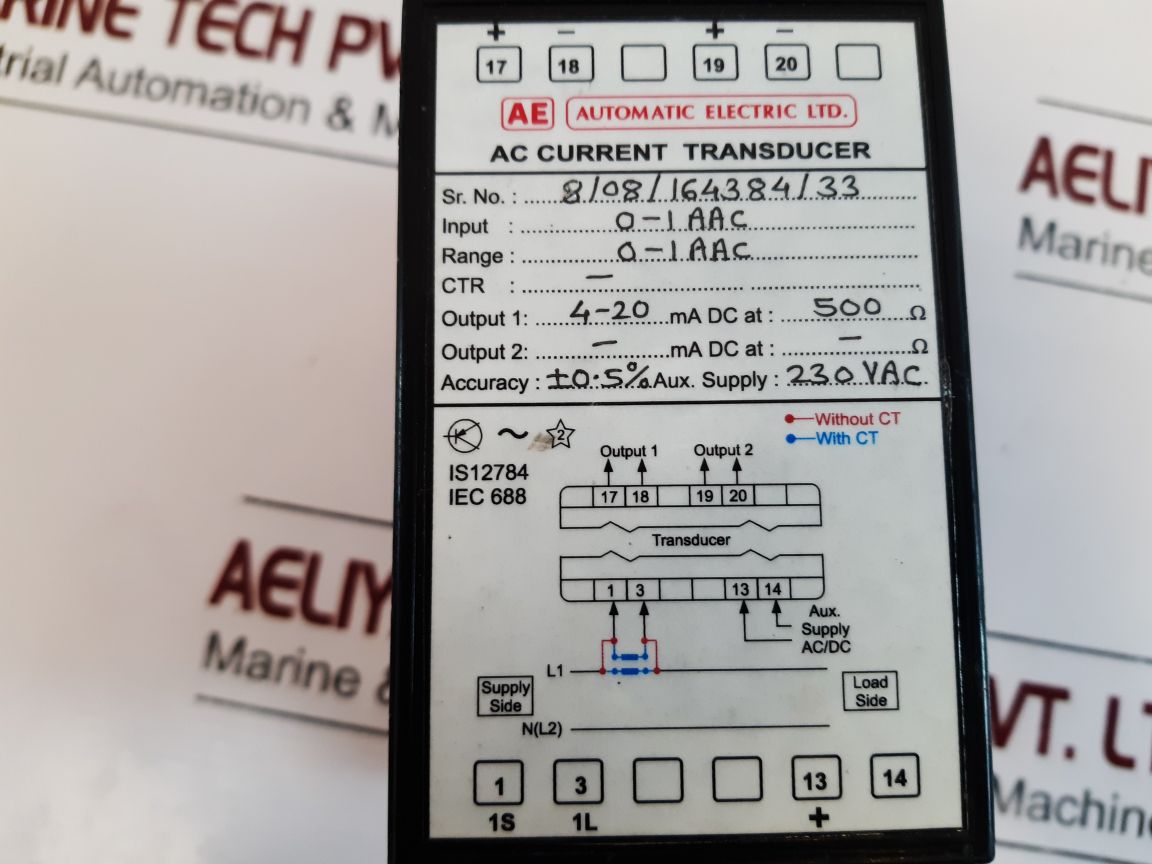 Ae Ac Current Transducer – Aeliya Marine Tech