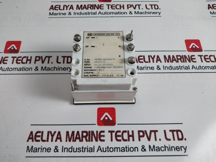 Ae-automatic Electric D.P.F.M. Meter 230V.A.C 50Hz