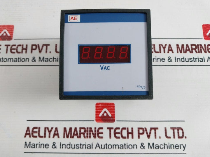 Ae Digital Ac Single Phase Voltmeter 0-600 Vac