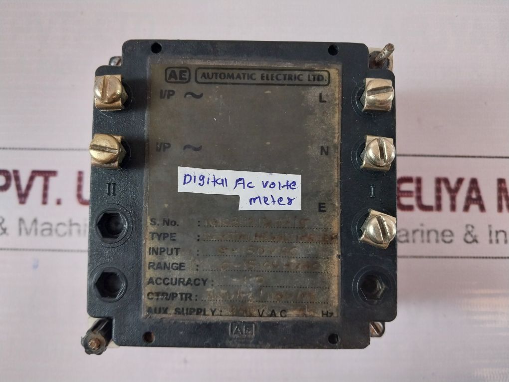 Automatic Electric Digital Ac Volt Meter 4 Digit