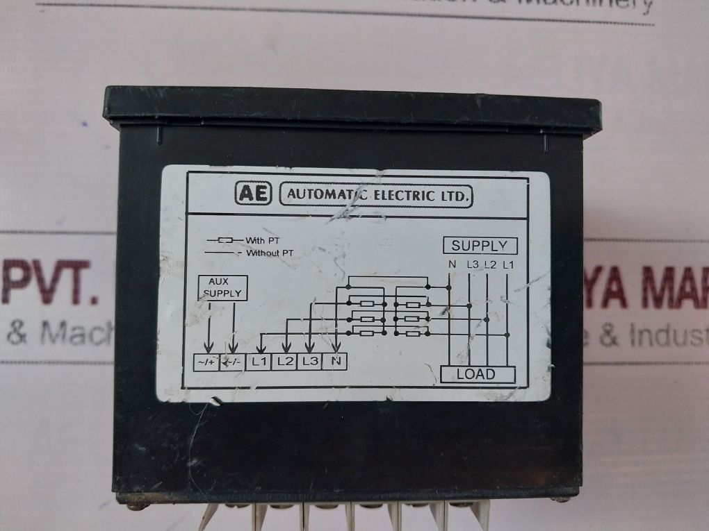 Automatic Electric Vss96D Digital Ac Voltmeter 0-125 Vac