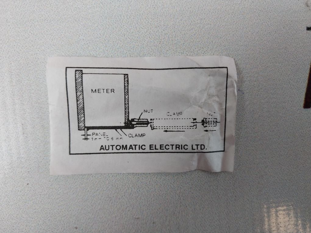 Automatic Electric Sq-96 0-125 Mw Meter