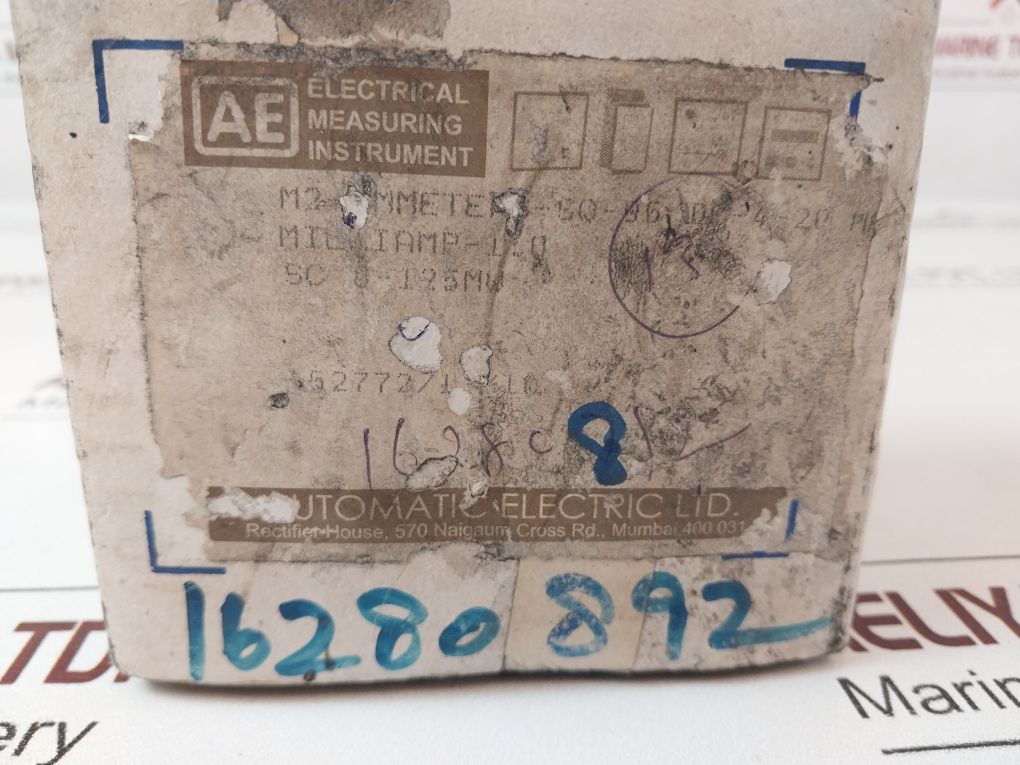 Automatic Electric Sq-96 0-125 Mw Meter