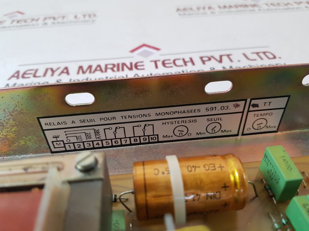 Aees 591 3m tt threshold voltage relay