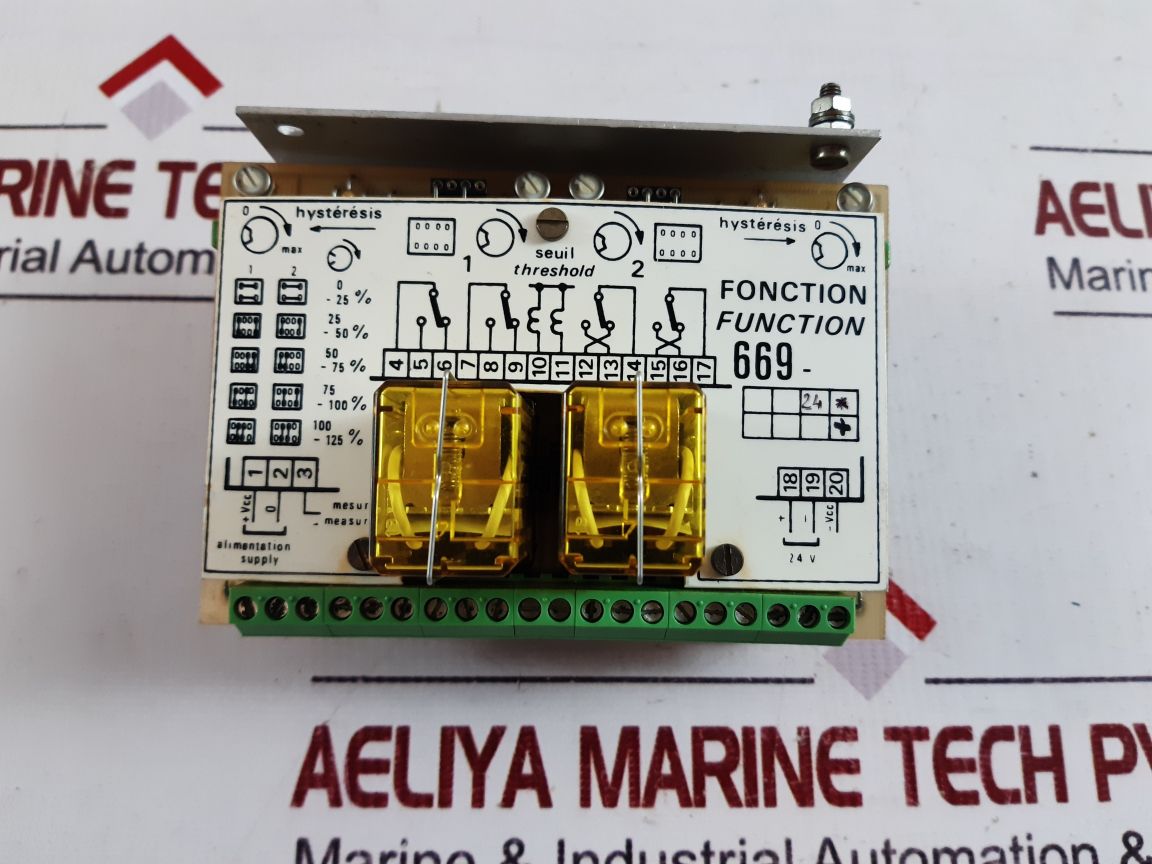 Automatismes Energie Electronique Function 669