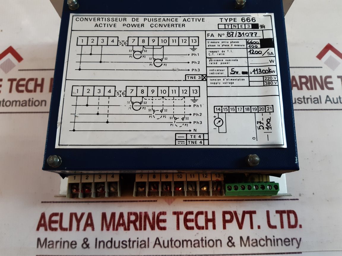 Aees Type 666 Active Power Converter Tne3
