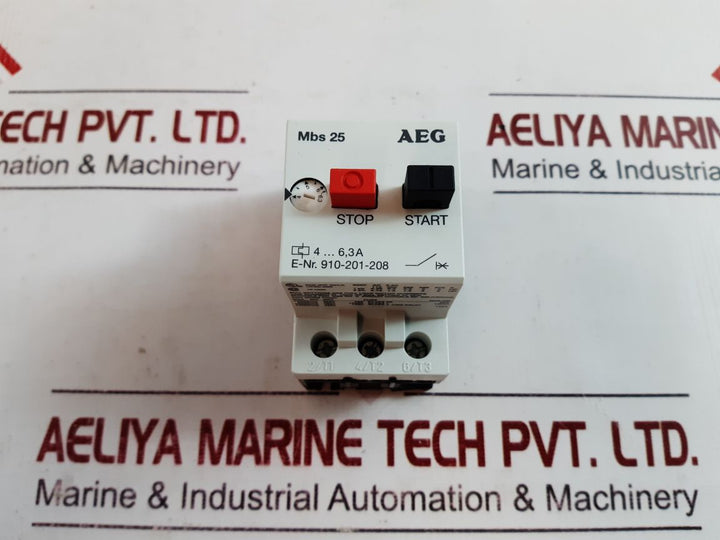 Aeg mbs25 manual motor starter 910-201-208