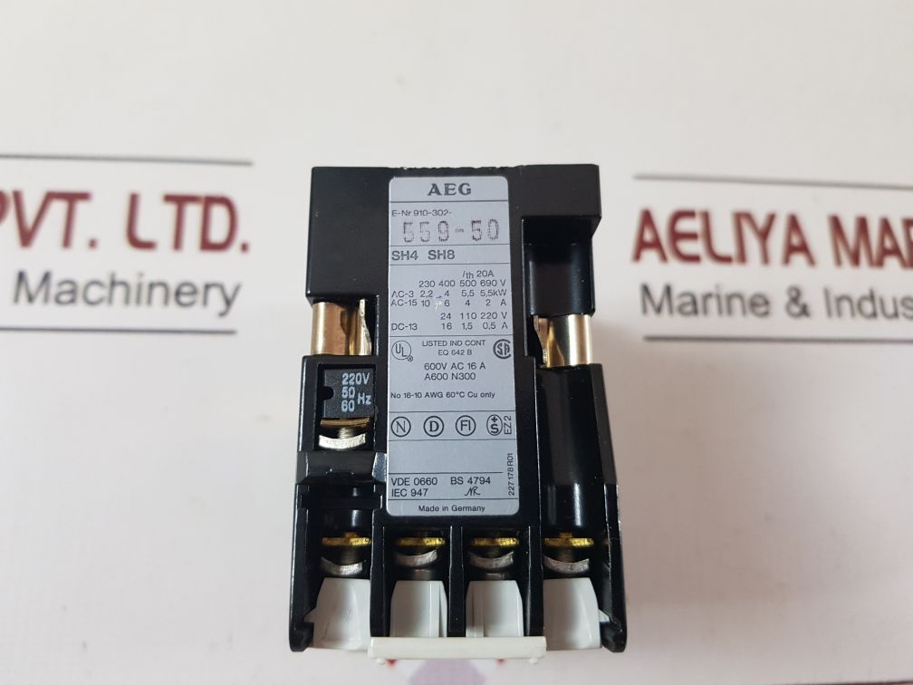 Aeg 910-302-559-50 contactor