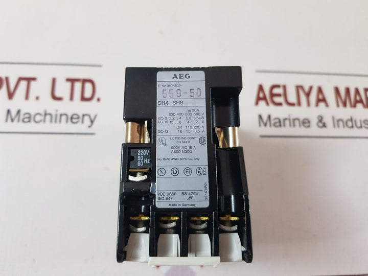 Aeg 910-302-559-50 contactor