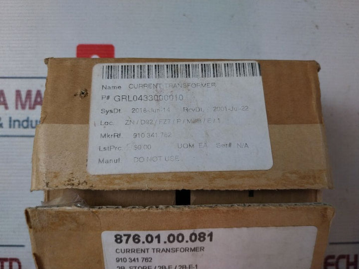 Aeg 910-341-762-00 Thermal Overload Relay