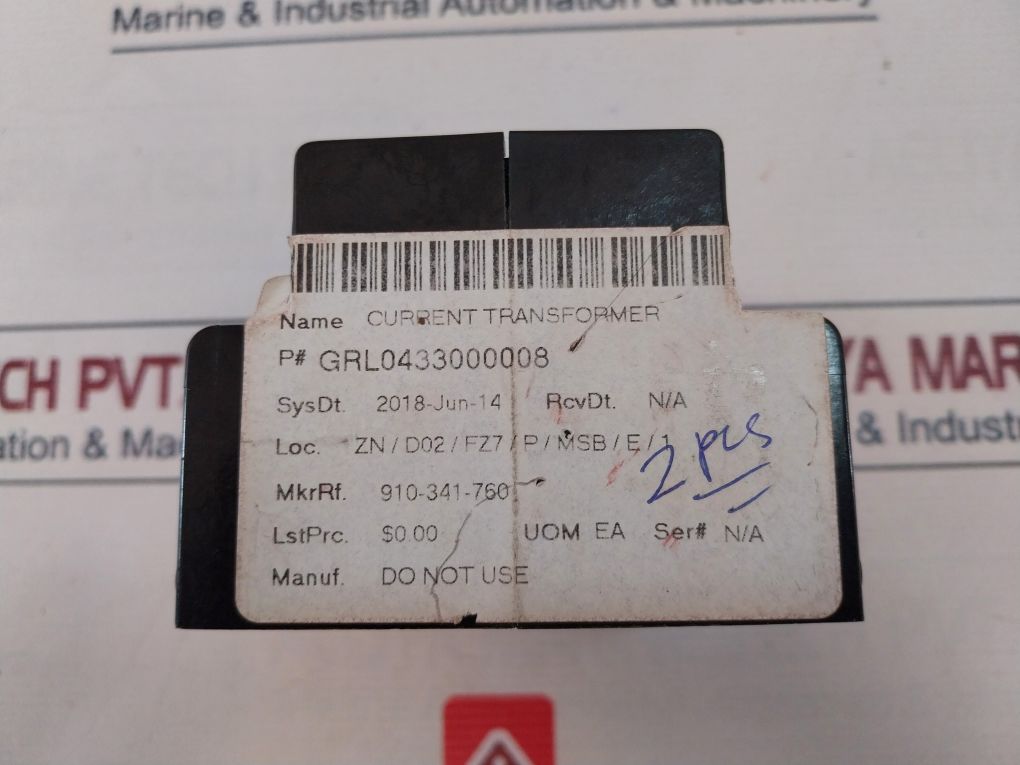 Aeg 910-341-769-00 Thermal Overload Relay 