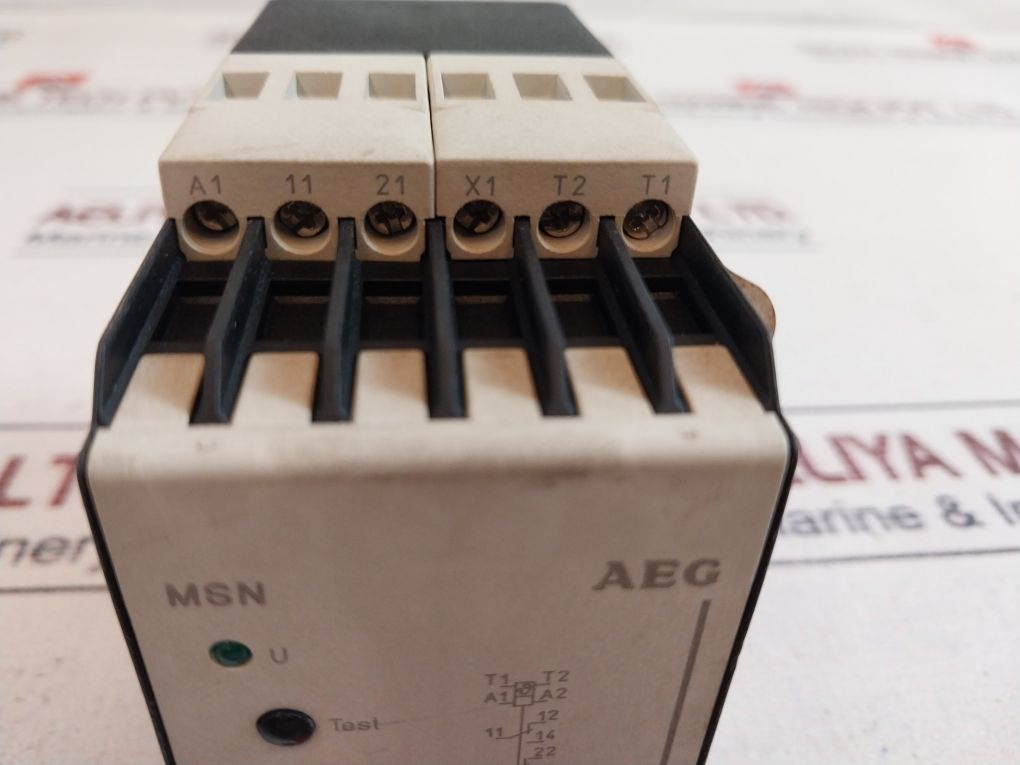 Aeg 910-344-133-00 Motor Protection Relay 110/130V 