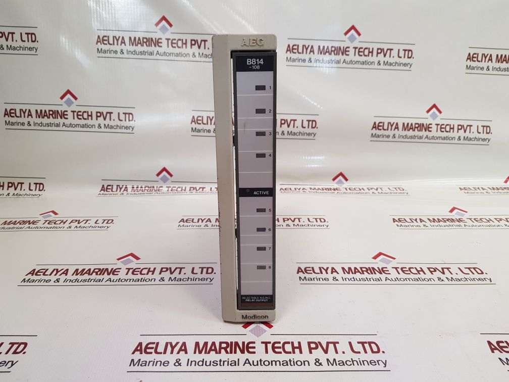 Aeg Modicon As-b814-108 Relay Output Module
