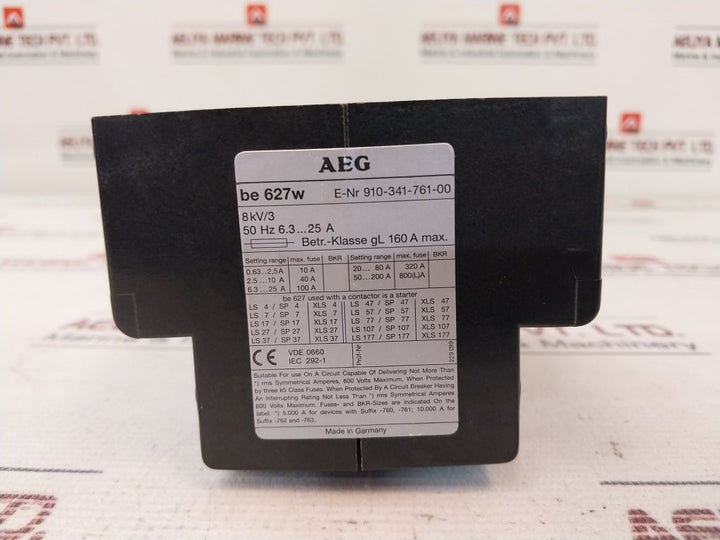 Aeg Be 627 W Electronic Overload Relay