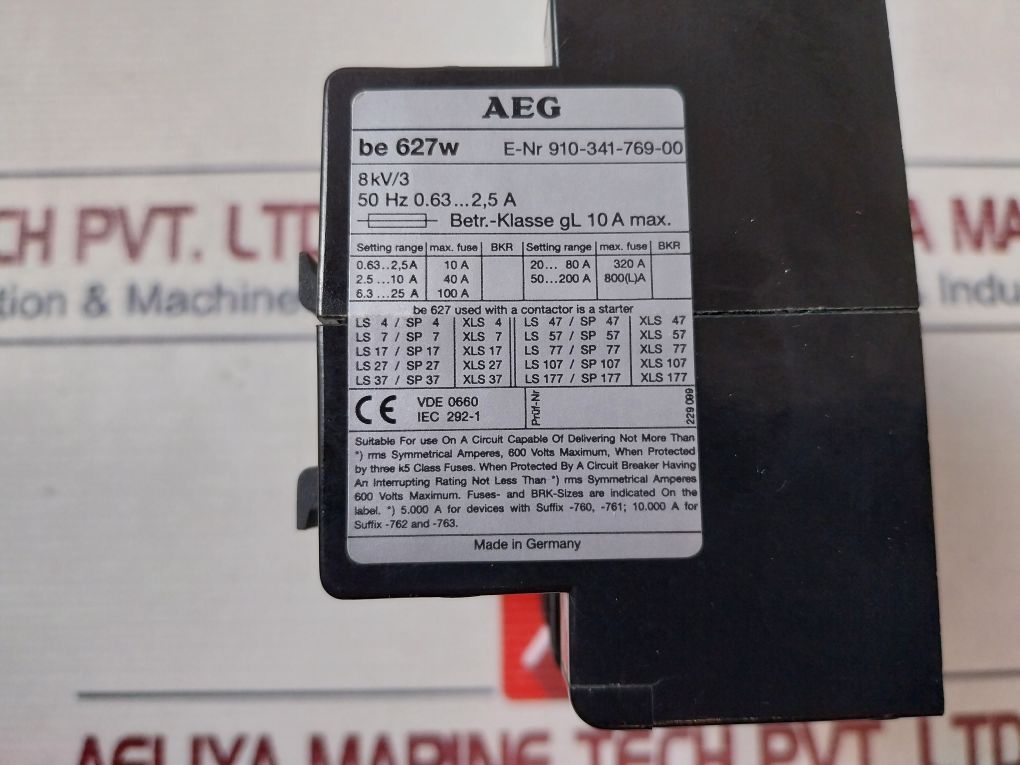 Aeg Be 627W Current Transformer