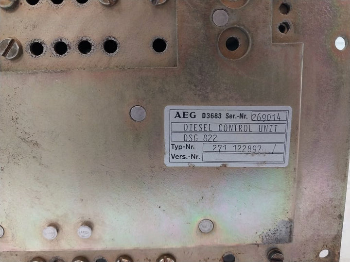 Aeg Dsg 822 Diesel Control Unit 271 122897