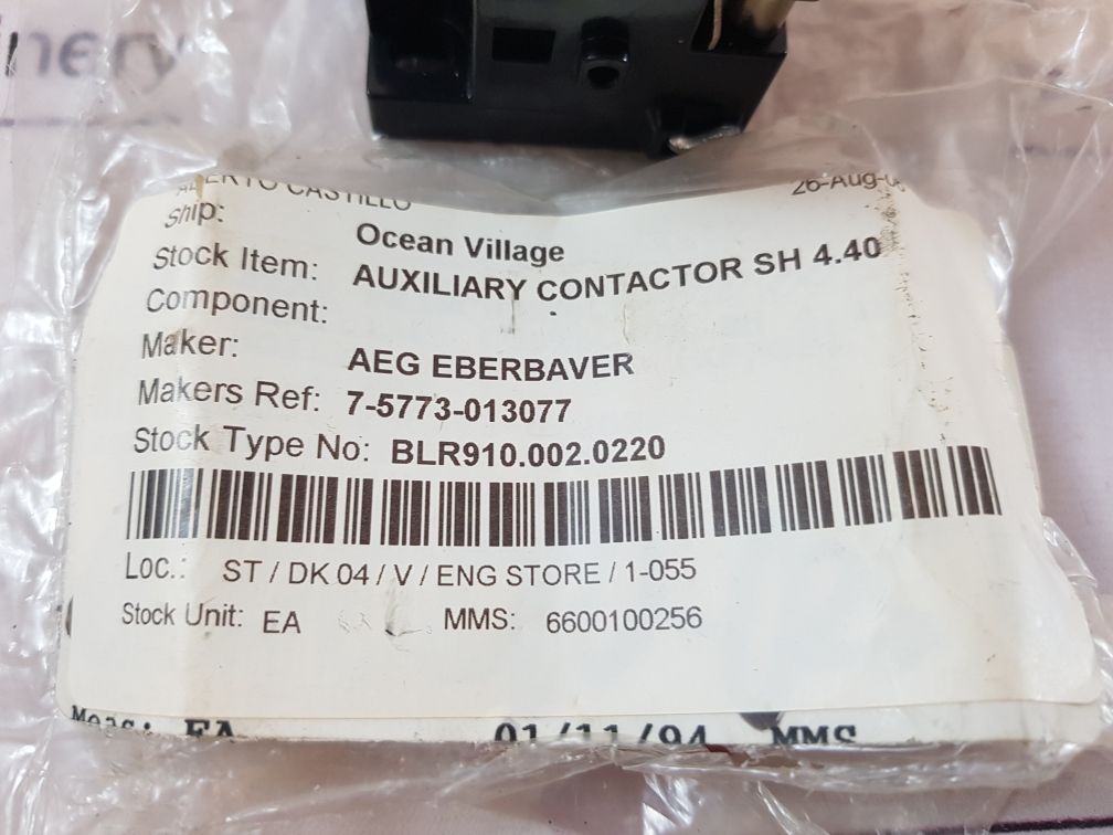 Aeg 910-302-559-50 contactor 