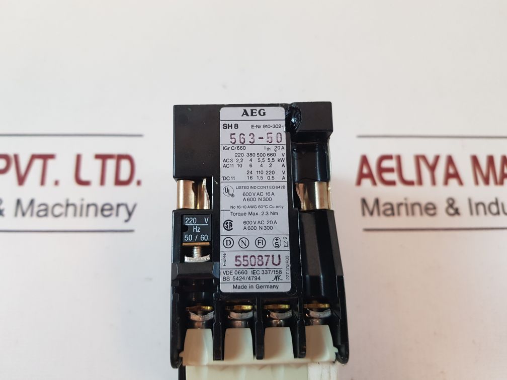 Aeg 910-302-563-50 contactor
