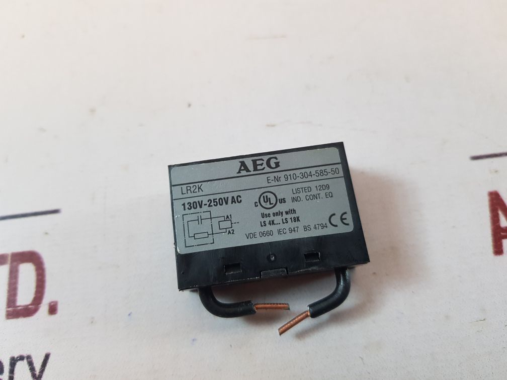 Aeg Lr2K 130V-250V Ac Disturbance Filter
