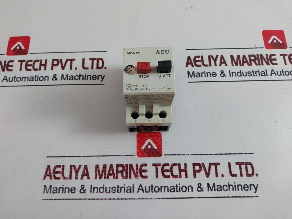 Aeg Mbs 25 Motor Starter Circuit Breaker 25A Ac-3 8Kv3
