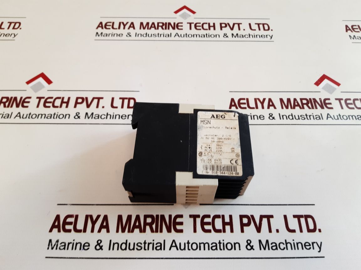 Aeg Msn Motor Protection Relay