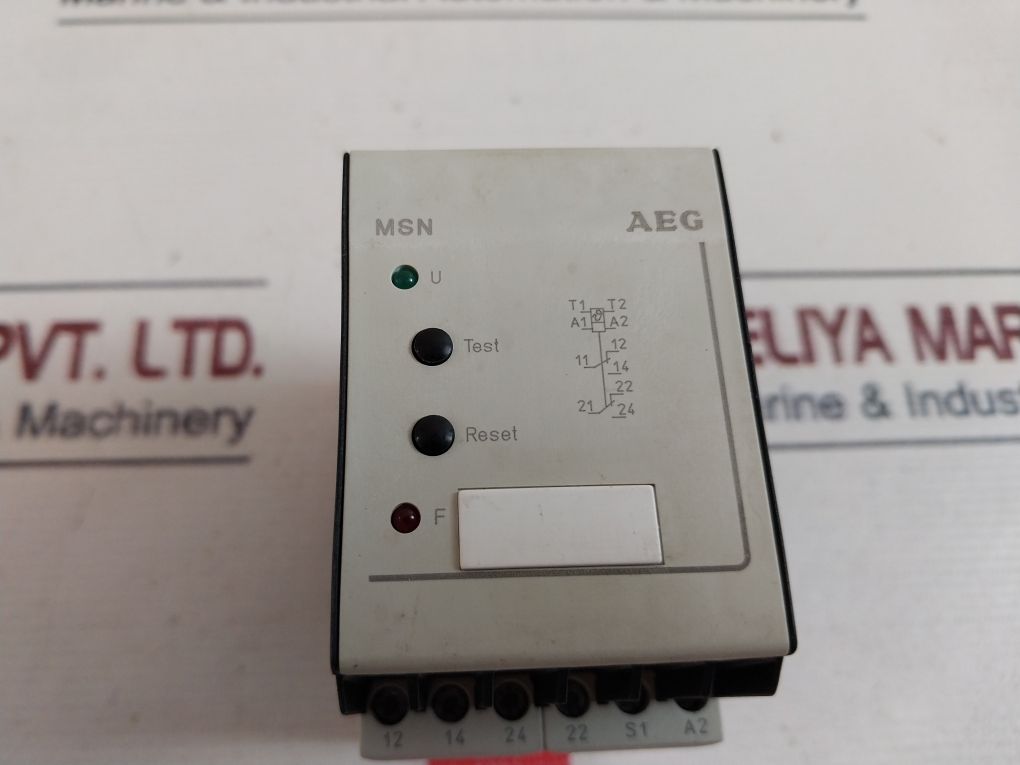 Aeg Msn Motor Protection Relay 380V 6A