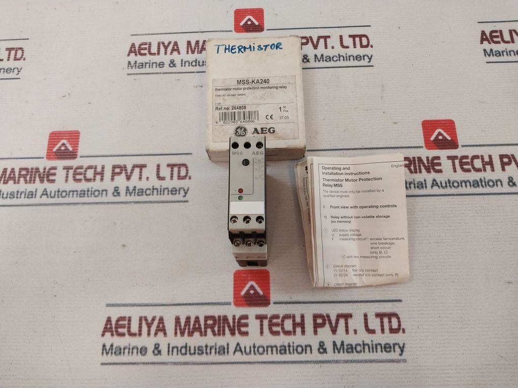 Aeg Mss-ka240 Thermistor Motor Protection Monitoring Relay